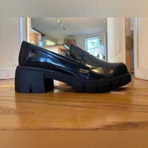 Chunky Lug Sole Loafers